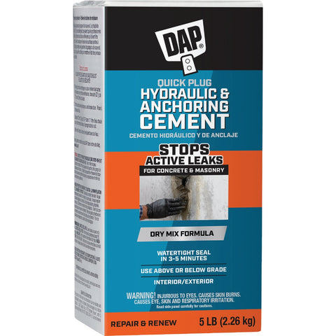 DAP Quick Plug Hydraulic Cement; Mfg #7079814086