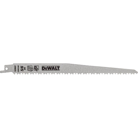 DEWALT Bi-Metal Pruning Reciprocating Saw Blade; Mfg #DWAR596P5