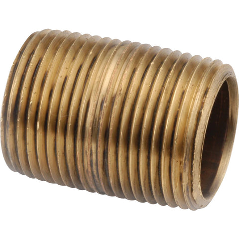 Anderson Metals Red Brass Nipple; Mfg #736112-02
