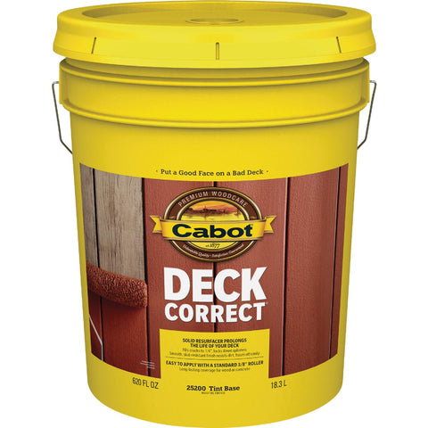 Cabot DeckCorrect Wood Deck Resurfacer; Mfg #140.0025200.008