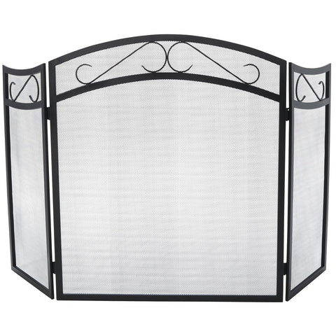 Home Impressions 3-Panel Decorative Fireplace Screen; Mfg #FS01