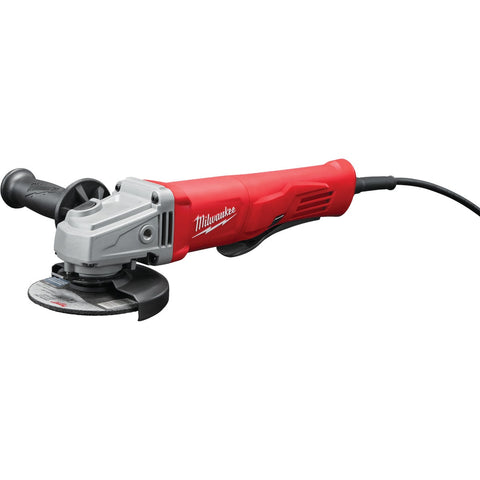 Milwaukee 11A 4-1/2" Angle Grinder Kit (Paddle, Lock-On); Mfg #6142-30
