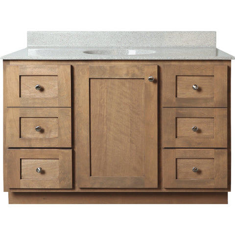 Bertch Storage Solutions Vanity Base without Top; Mfg #ST-B-DW-VSS48T