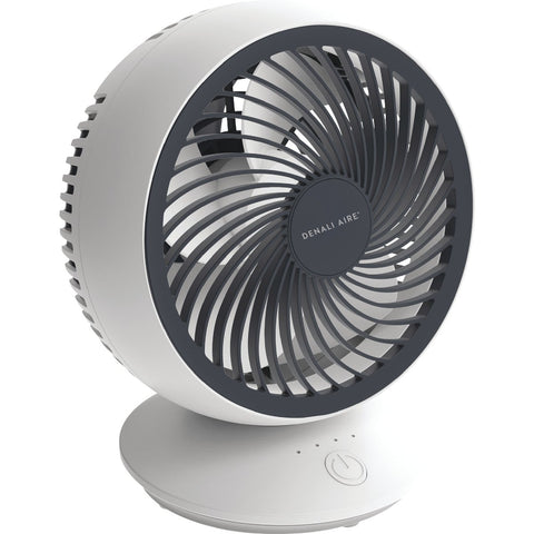 Denali Aire Oscillating USB Rechargeable Table Fan; Mfg #1DAFD6R