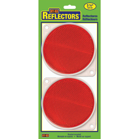 Hy-Ko Bracketed Nail-On Reflector; Mfg #CDRF-3R