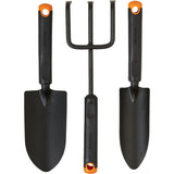 Fiskars 3-Piece Garden Tool Set; Mfg #1069044