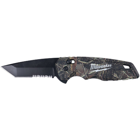 Milwaukee FASTBACK Camo Folding Knife; Mfg #48-22-1535