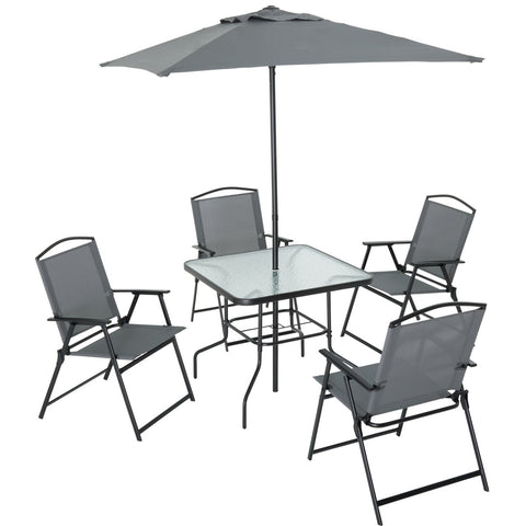 Outdoor Expressions 6-Piece Dining Set; Mfg #YC1008