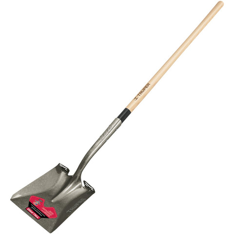 Truper Pro Wood Handle Square Point Shovel; Mfg #PCL-RBA-SP