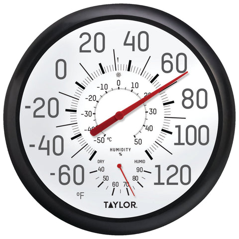 Taylor Outdoor Hygrometer & Thermometer; Mfg #6712N