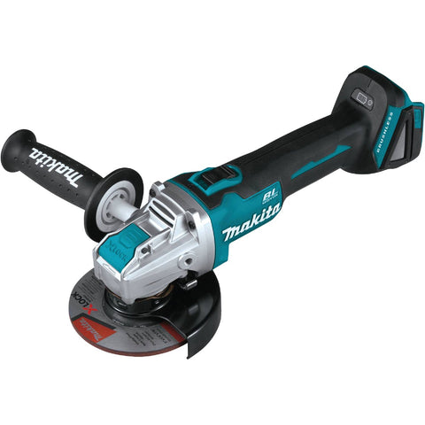 Makita 18V Brushless X-LOCK Cordless Angle Grinder- Tool Only; Mfg #XAG25Z