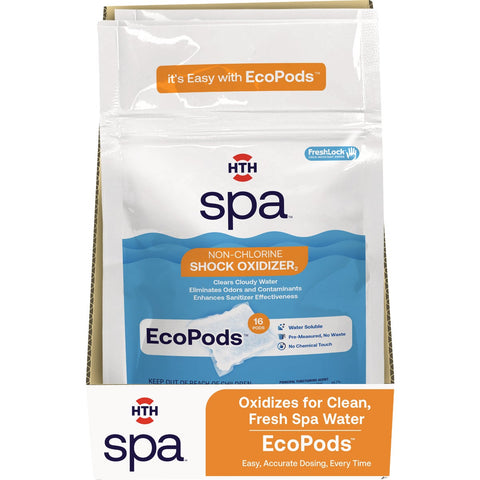 HTH SPA Chlorine Shock Oxidizer EcoPods; Mfg #86110