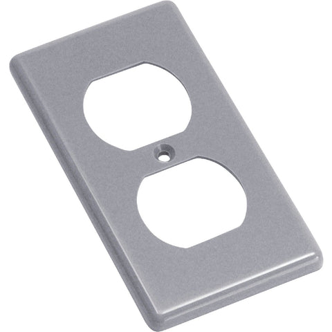Steel City Duplex Outlet Handy Box Cover; Mfg #HB1DP