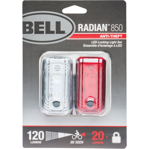 Bell Sports Radian LED Bicycle Light Set; Mfg #7161528