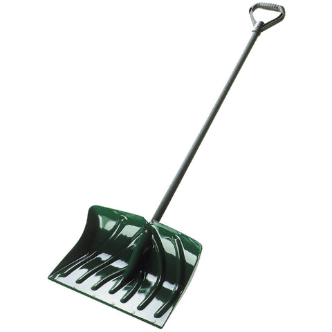 Suncast Steel Core Curved Snow Shovel & Pusher With Steel Wear Strip; Mfg #SC135010
