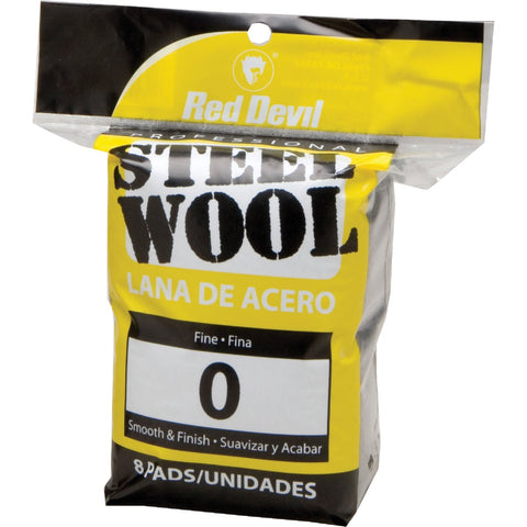 Red Devil 8-Pack Steel Wool; Mfg #0323