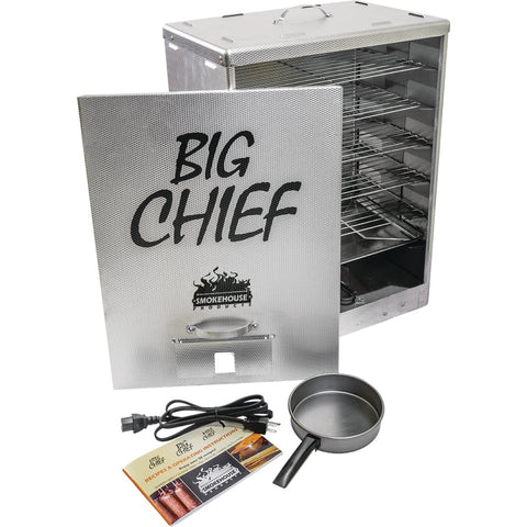 Big Chief Front Load Vertical Electric Smoker; Mfg #9894-000-0000