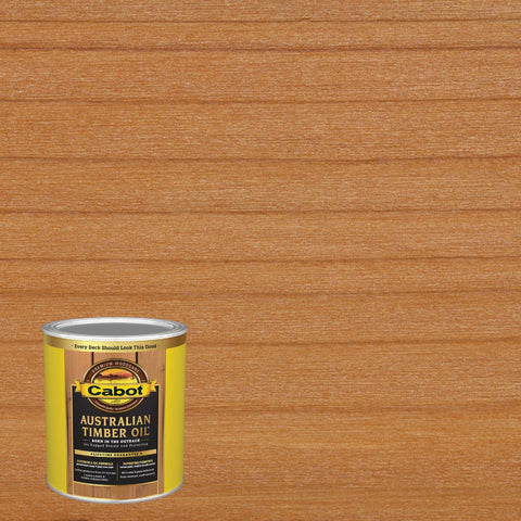 Cabot Australian Timber Oil Translucent Exterior Oil Finish; Mfg #140.0003458.005