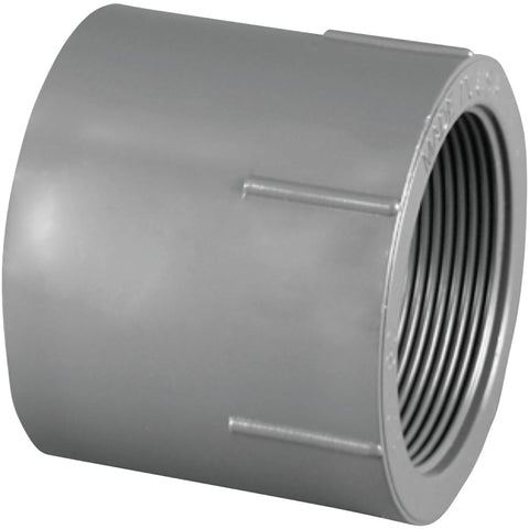 Charlotte Pipe Schedule 80 Female PVC Adapter; Mfg #PVC 08101  1600HA
