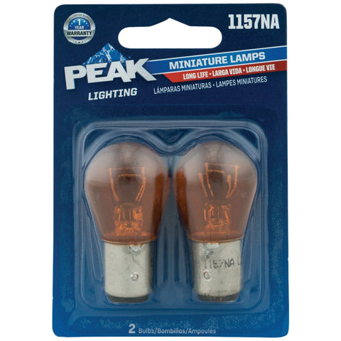 PEAK Mini Automotive Bulb; Mfg #1157NALL-BPP