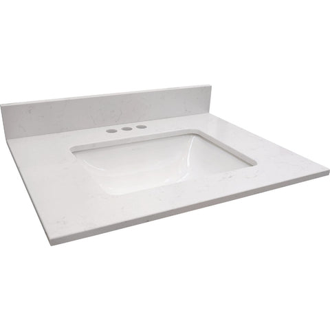 Bertch Oasis Vanity Top with Rectangular Bowl; Mfg #O-Q-JW-RPB2522