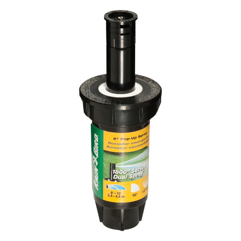 Rain Bird Dual Spray Pop-Up Head; Mfg #1802QDSPRS