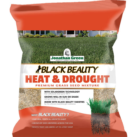 Jonathan Green Black Beauty Heat & Drought Resistant Grass Seed Mix; Mfg #10515