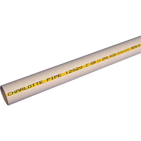 Charlotte Pipe FlowGuard Gold CPVC Water Pipe; Mfg #CTS120100600