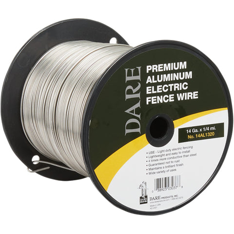 Dare Aluminum Electric Fence Wire; Mfg #14AL1320