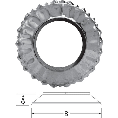 SELKIRK RV Gas Vent Storm Collar; Mfg #104810