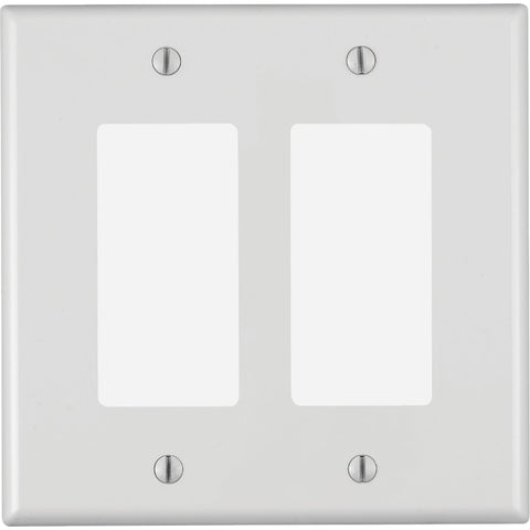 Leviton Decora Oversized Rocker Decorator Wall Plate; Mfg #001-88602-00W