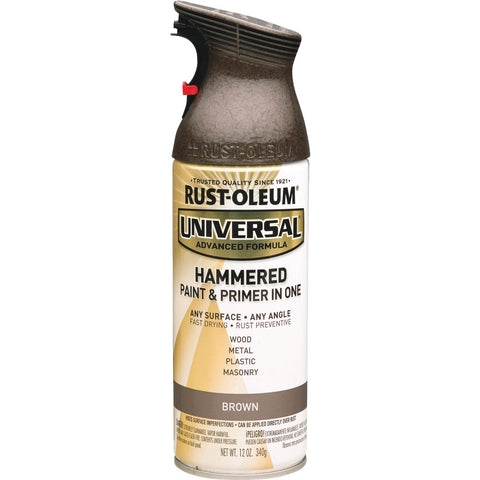 Rust-Oleum Universal Hammered Spray Paint & Primer In One; Mfg #245218