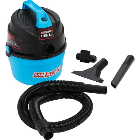 Channellock 1 Gal. Wet/Dry Vacuum; Mfg #AT18101P-1H