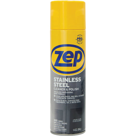 Zep Stainless Steel Cleaner & Polish; Mfg #ZUSSTL14