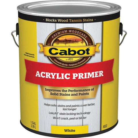 Cabot Problem-Solver 100% Acrylic Exterior Primer; Mfg #140.0008022.007