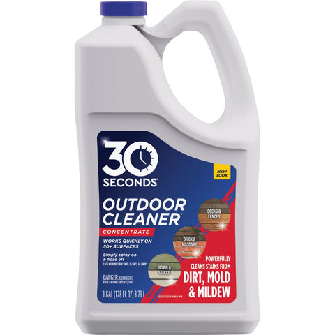 30 seconds Outdoor Cleaner Algae, Mold & Mildew Stain Remover; Mfg #1G30SJ