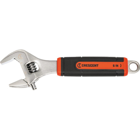 Crescent Comfort Grip Adjustable Wrench with Quick-Fit-Jaw; Mfg #AC36CVS