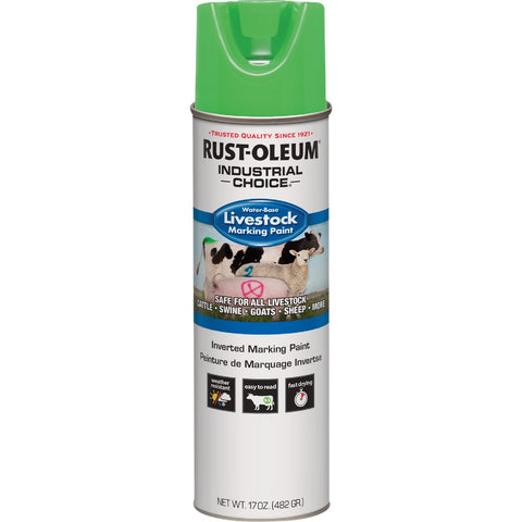 Rust-Oleum Industrial Choice Livestock Marking Spray Paint; Mfg #383007