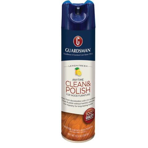 Guardsman Anytime Clean & Polish for Wood Furniture; Mfg #460300
