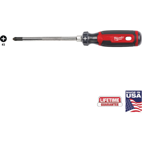 Milwaukee Phillips Screwdriver with Cushion Grip; Mfg #MT204