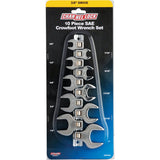 Channellock 10-Piece Crowfoot Wrench Set; Mfg #302948
