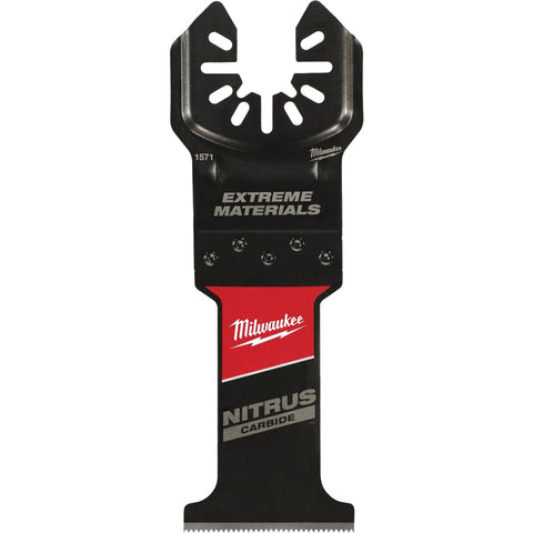 Milwaukee NITRUS CARBIDE Extreme Materials OPEN-LOK Oscillating Blade; Mfg #49-25-1573