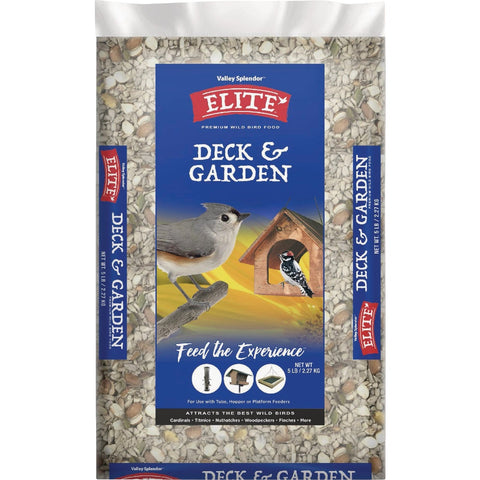 Valley Splendor Elite Deck & Garden Wild Bird Seed; Mfg #9543