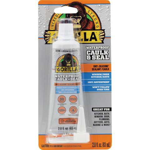 Gorilla 100% Silicone Sealant; Mfg #108324