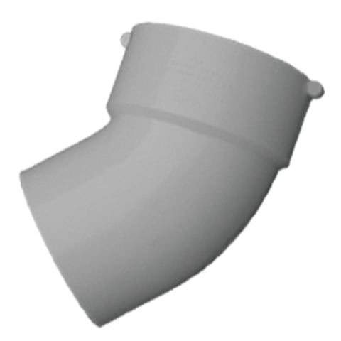 IPEX Canplas 45 Deg. PVC Sewer & Drain Street Elbow; Mfg #414194BC