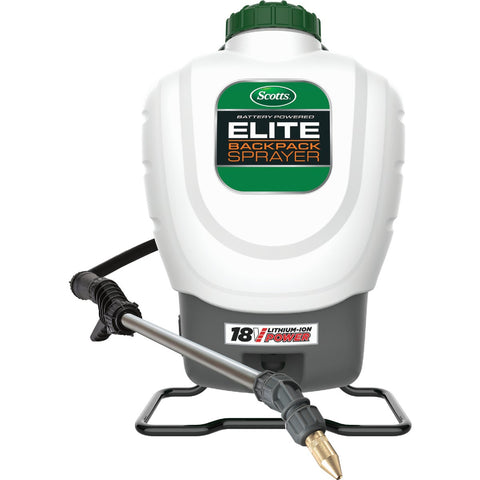 Scotts Elite Battery Backpack Sprayer; Mfg #190661
