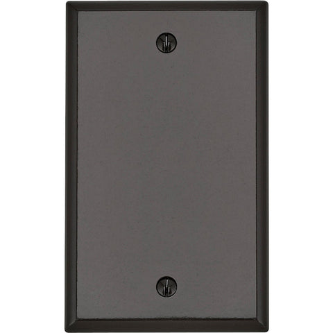 Leviton Thermoset Blank Wall Plate; Mfg #001-85014