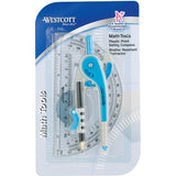 Westcott Compass & Protractor Set; Mfg #14558