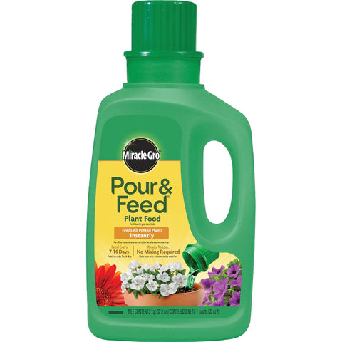 Miracle-Gro Pour & Feed Liquid Plant Food; Mfg #3006002