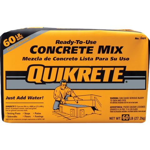 Quikrete Concrete Mix; Mfg #110160